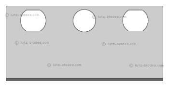 Hojas cortantes de acero al carbono Serie LB-0310