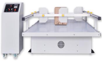 Simulador de vibración de transporte de cajas