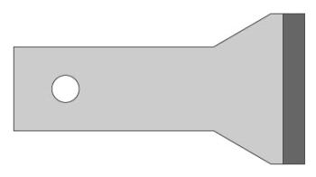 Cuchilla para pelletizadora Erema Serie LB-1406